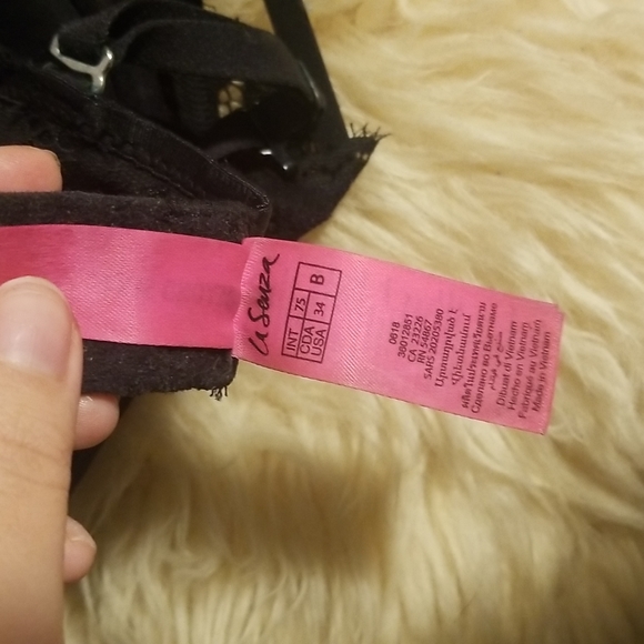 La Senza Push Up Black Bra Size 32C - Picture 4 of 4